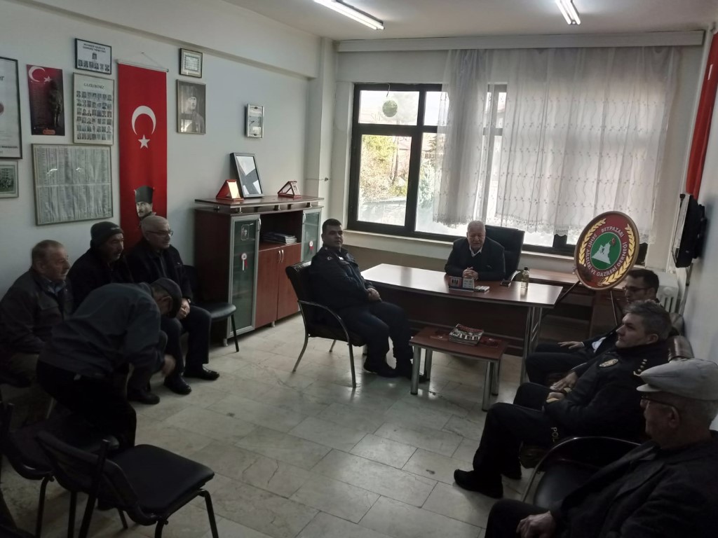 Kaymakamımız Beypazarı Muharip Gaziler Derneği Yönetimini Ziyaret Etti