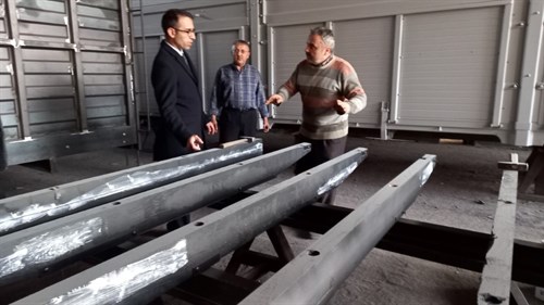 Kaymakamımız Yukarı Sanayi Esnafını Ziyaret Etti